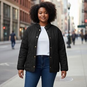 Sanctuary Black Quilted Jacket